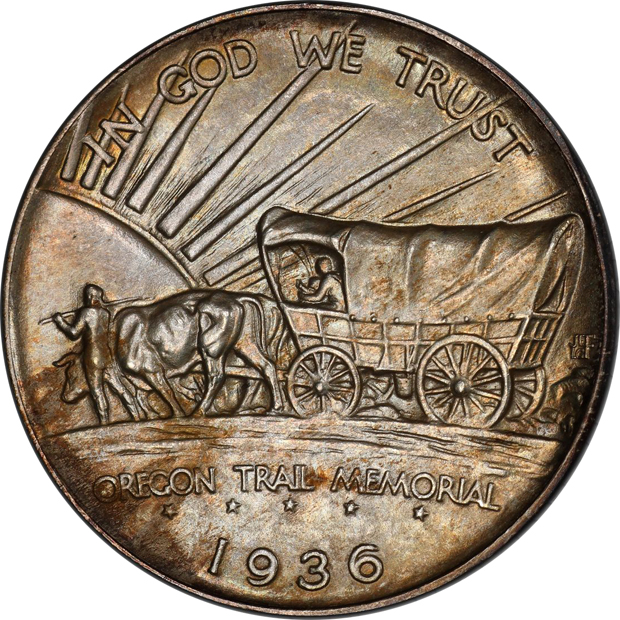 1936-S Oregon PCGS MS-67+ CAC