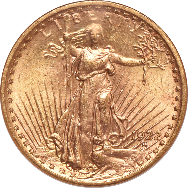 1922 FS-801 Doubled Die Reverse, plus two 1922, all NGC MS-64