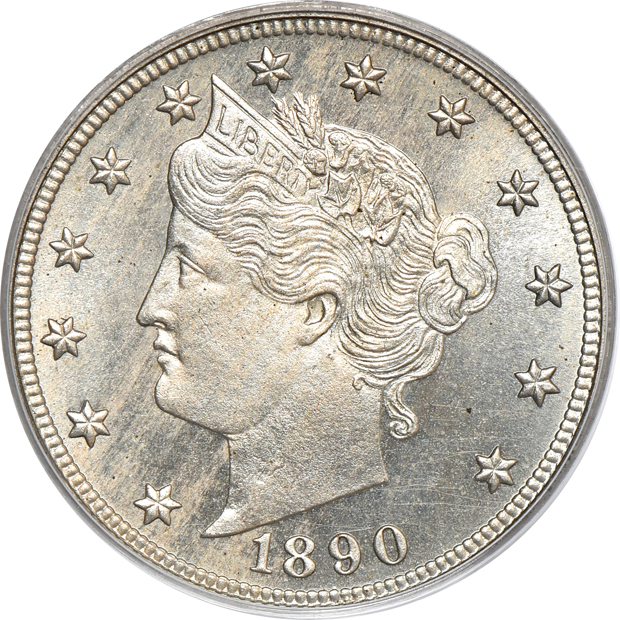 Four Proof Liberty Head nickels, all PCGS (green label) CAC