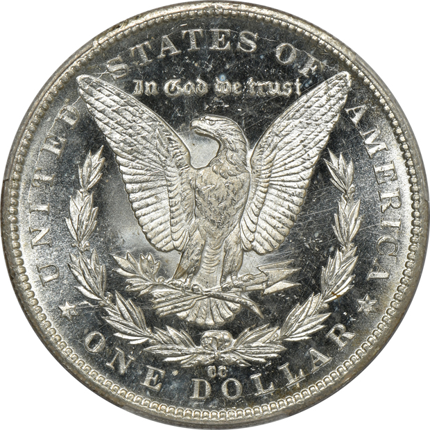 1883-O and 1884-CC, both PCGS MS-63DMPL