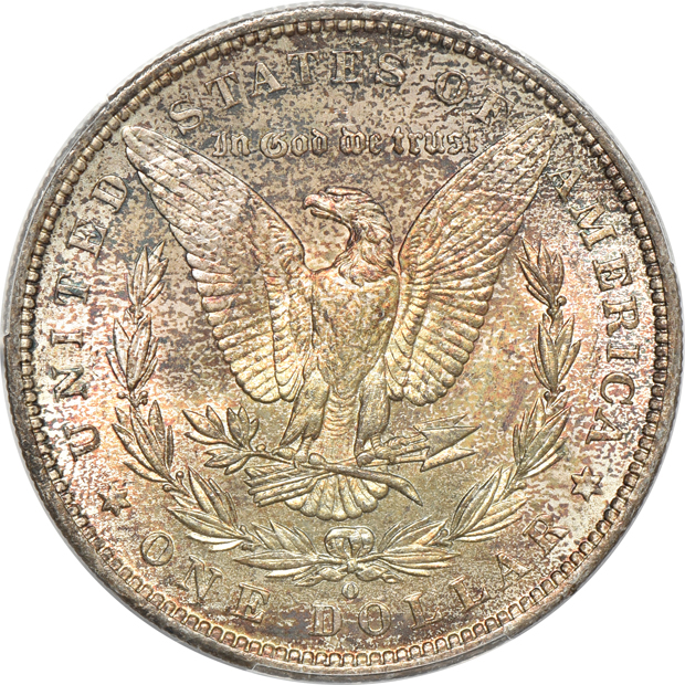 1885-O and 1887, both PCGS MS-66+