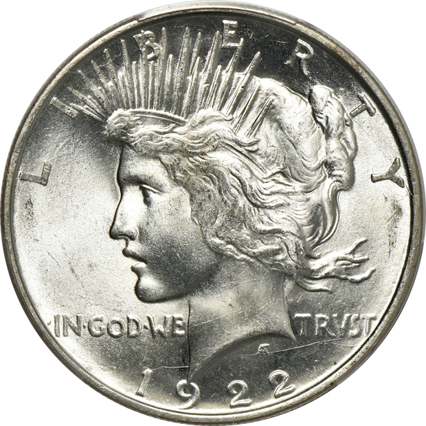 Two 1922-D PCGS MS-65 CAC