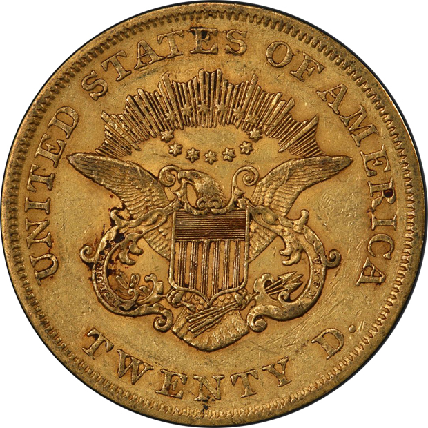 1861 PCGS AU-50 CAC