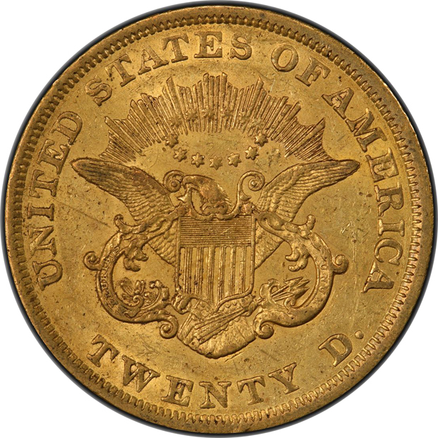 1853 PCGS AU-53 CAC
