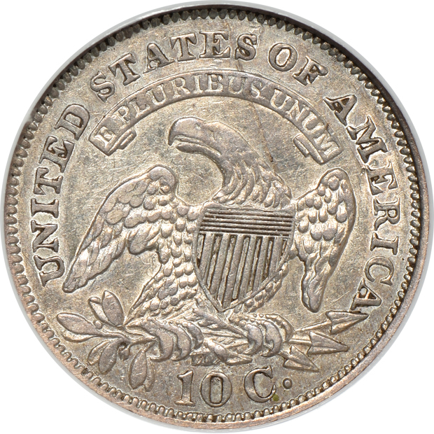 1828 Large Date JR-2 NGC AU-50