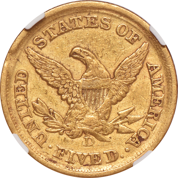 1852-D NGC AU-50