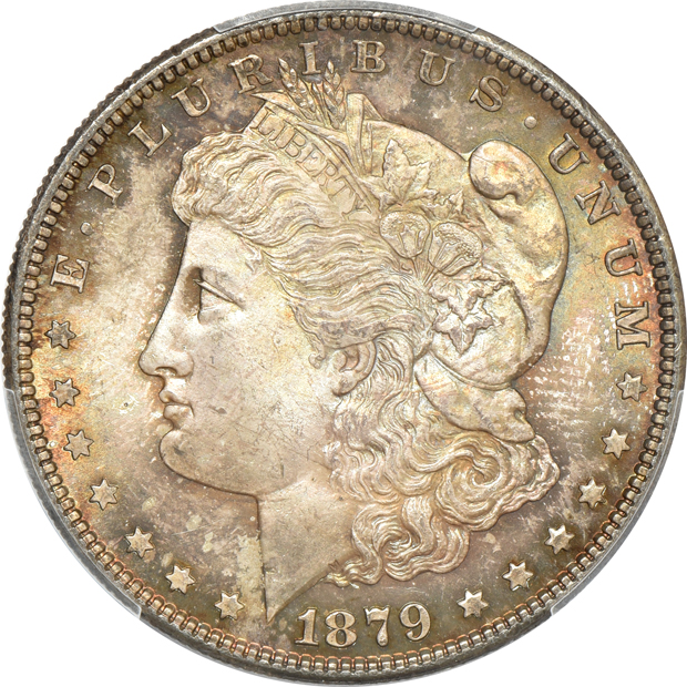 1879-S and 1882-S, both PCGS MS-66 CAC