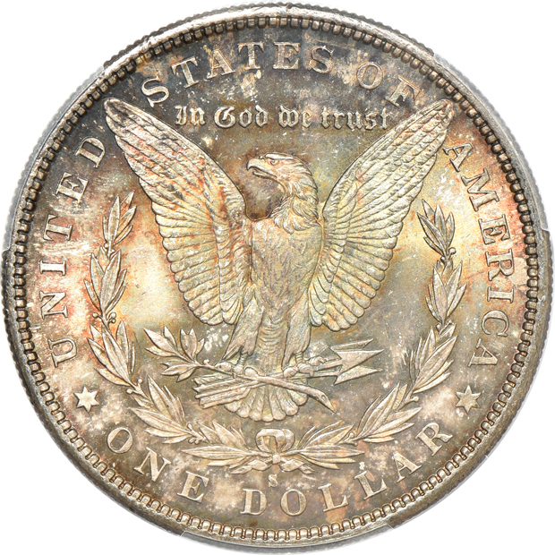 1879-S and 1882-S, both PCGS MS-66 CAC