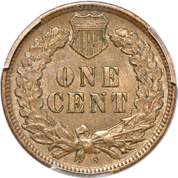 1909-S Indian PCGS AU-58 CAC