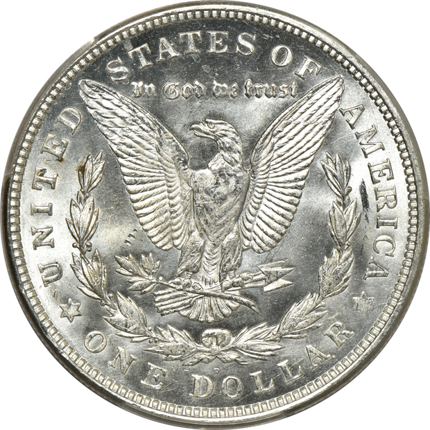 Two 1921-D Morgan PCGS MS-64 CAC