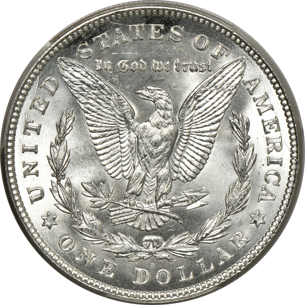 Two 1921-D Morgan PCGS MS-64 CAC