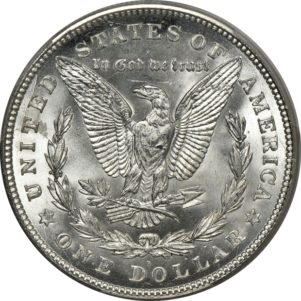Two 1921-D Morgan PCGS MS-65