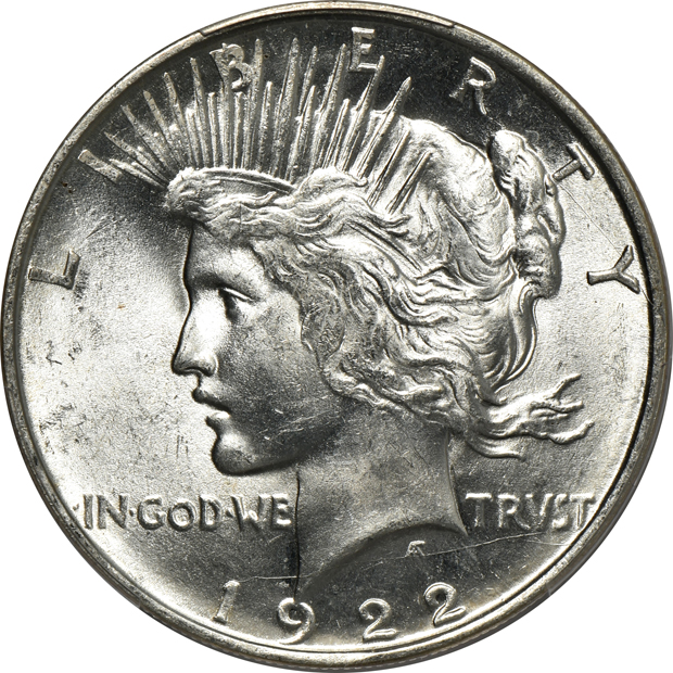 Six 1922-D PCGS MS-64 CAC