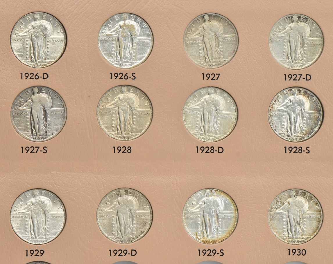 Liberty Walking Half Dollars 1916-1947 Dansco Album #7160