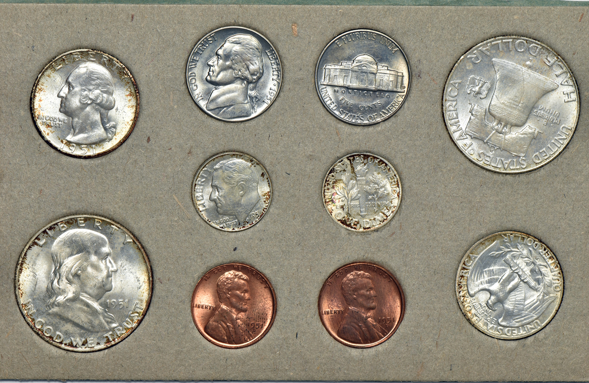 1951 and 1953 Mint Sets