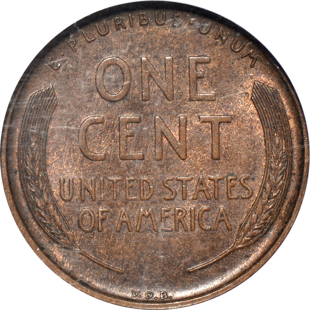 1909-S VDB Lincoln NGC MS-62