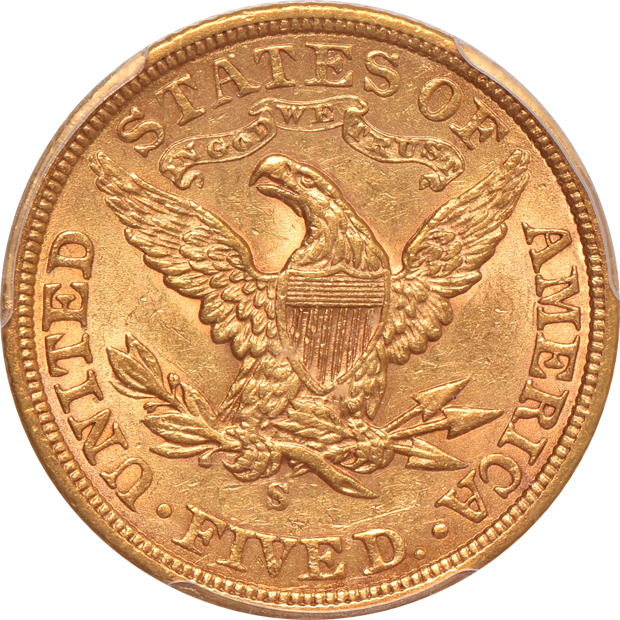 1901-S PCGS AU-58