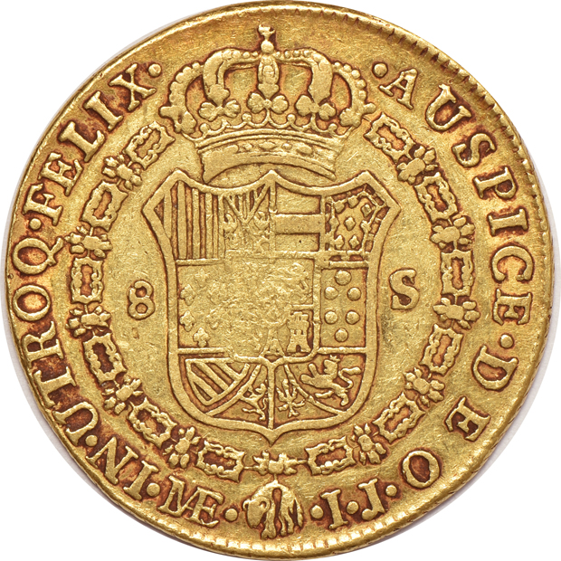 Peru - Lima 1797 8 escudos - XF
