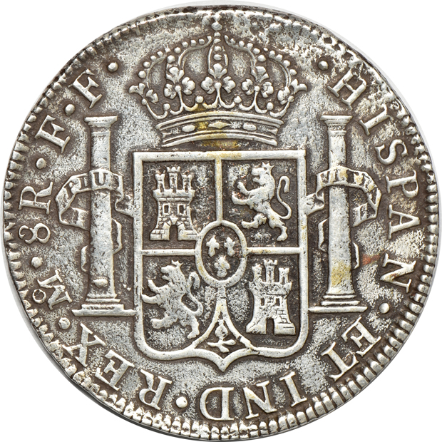 Multiple - Pair of shipwreck 8 reales, one each El Cazador and Atocha