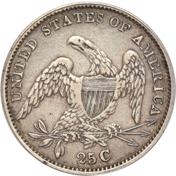 1831 Large Letters NGC XF-45, and an 1834 PCGS XF-40 CAC