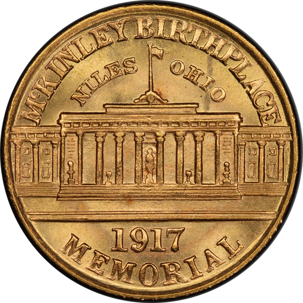1917 $1 McKinley PCGS MS-66 CAC
