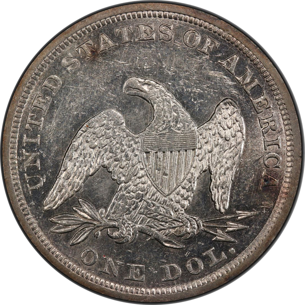 1842 PCGS AU-58