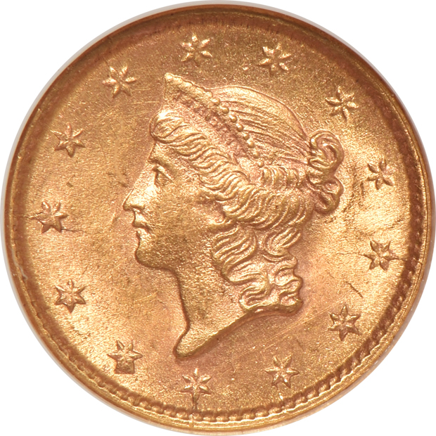 1853 NGC MS-63 CAC, and an 1873 Open 3 PCGS MS-63 (green label)