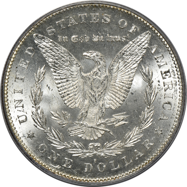 Four 1879-S Reverse of 1878 all PCGS MS-60 (green label) CAC