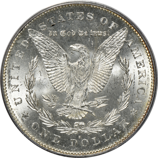 Four 1879-S Reverse of 1878 all PCGS MS-60 (green label) CAC