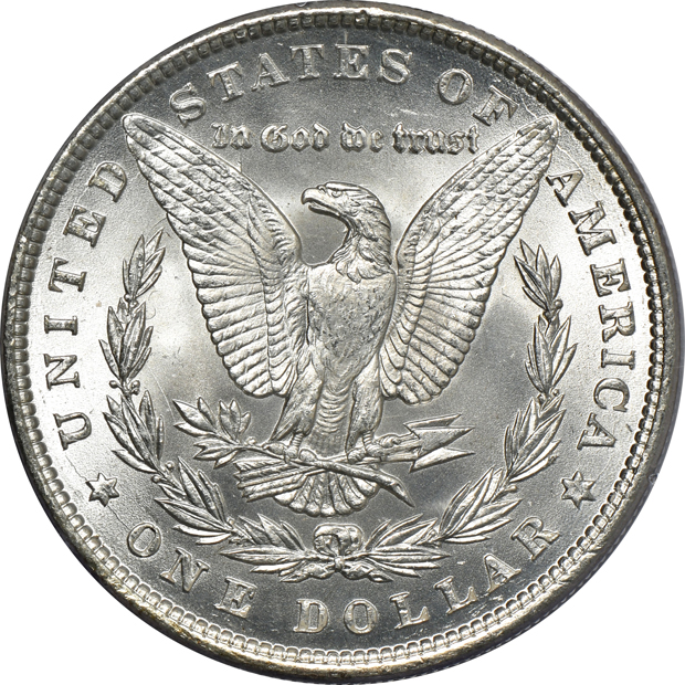 1882 and 1884, both PCGS MS-63 (rattler) GOLD CAC