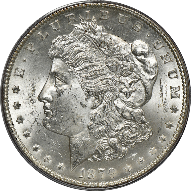 Three 1879-S Reverse of 1878, all PCGS MS-61 (green label) CAC