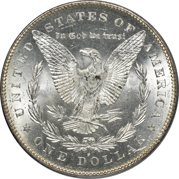 1879-S Reverse of 1878 MS-60, and an 1879-S Reverse of 1878 MS-61, both PCGS (green label)
