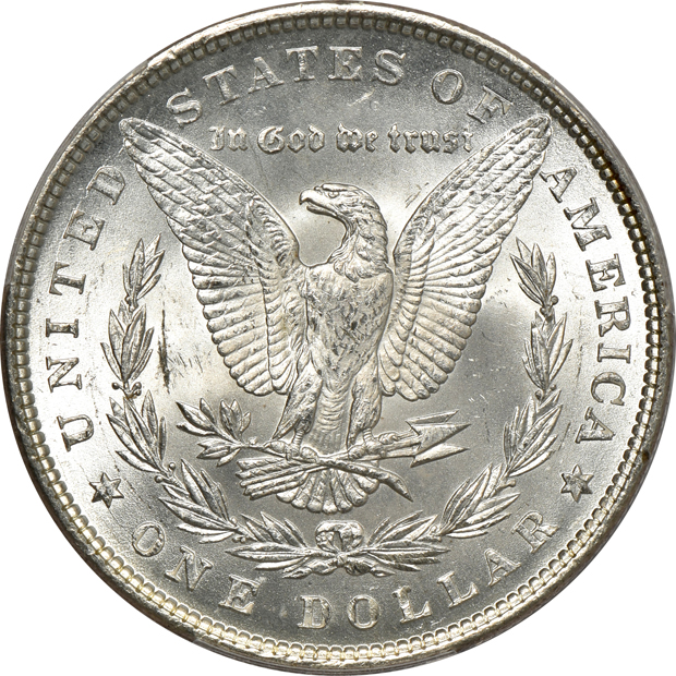 1878 7TF Reverse of 1879, and an 1889-O, both PCGS MS-62