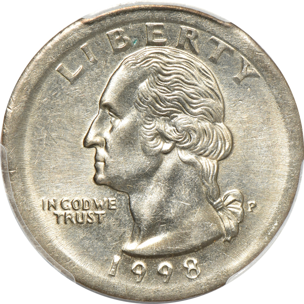 Six certified error coins