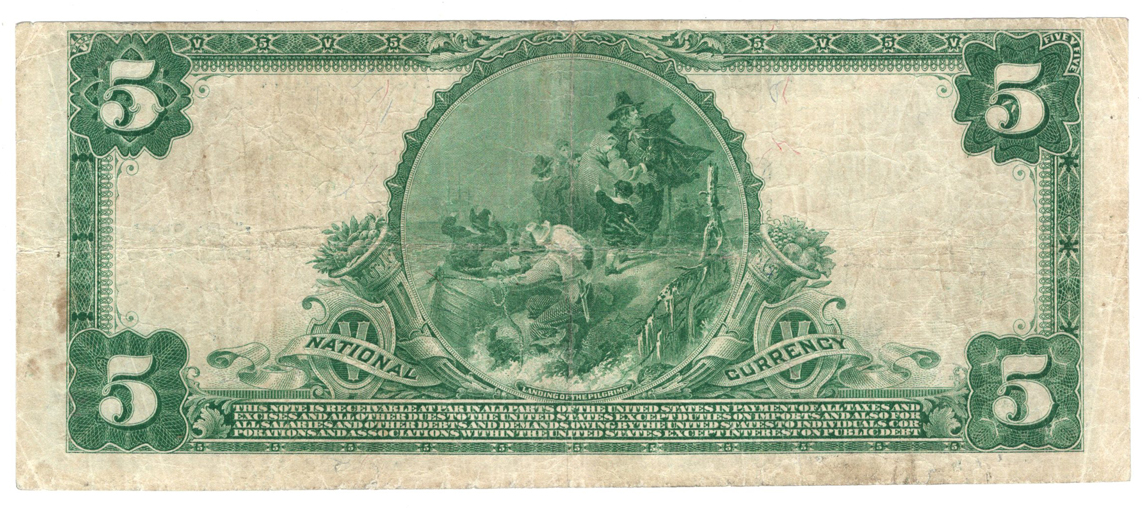 1902 $5 Blue Seal - St. Petersburg, FL Charter #12623 - VF