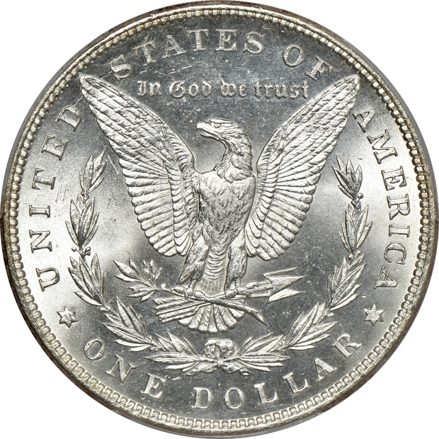 Two 1880-S MS-66, and an 1885 MS-65, all PCGS