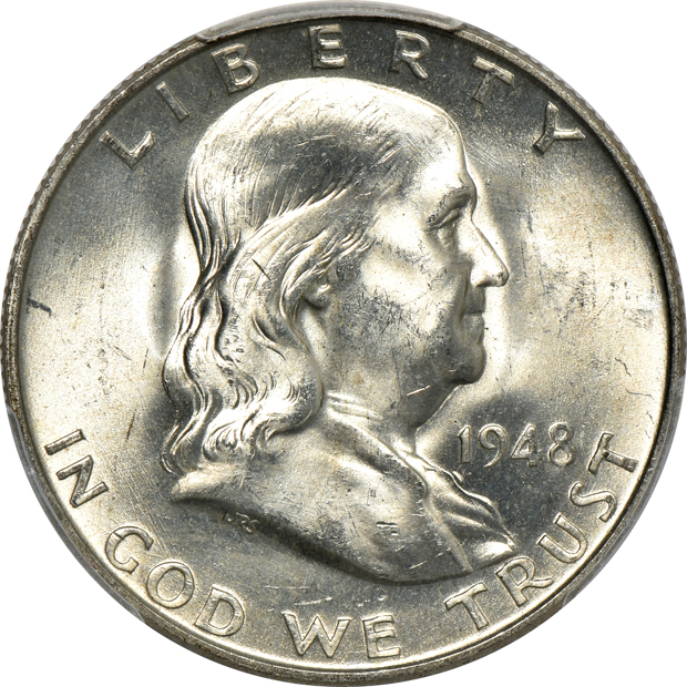 Twenty 1948-D PCGS MS-64FBL