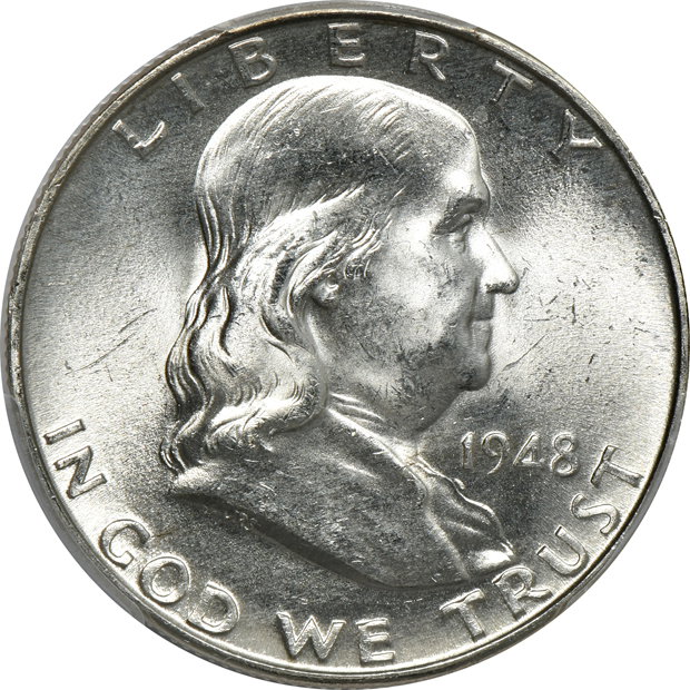 Twenty 1948-D PCGS MS-64FBL