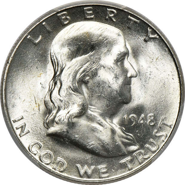 Twenty 1948-D PCGS MS-64FBL