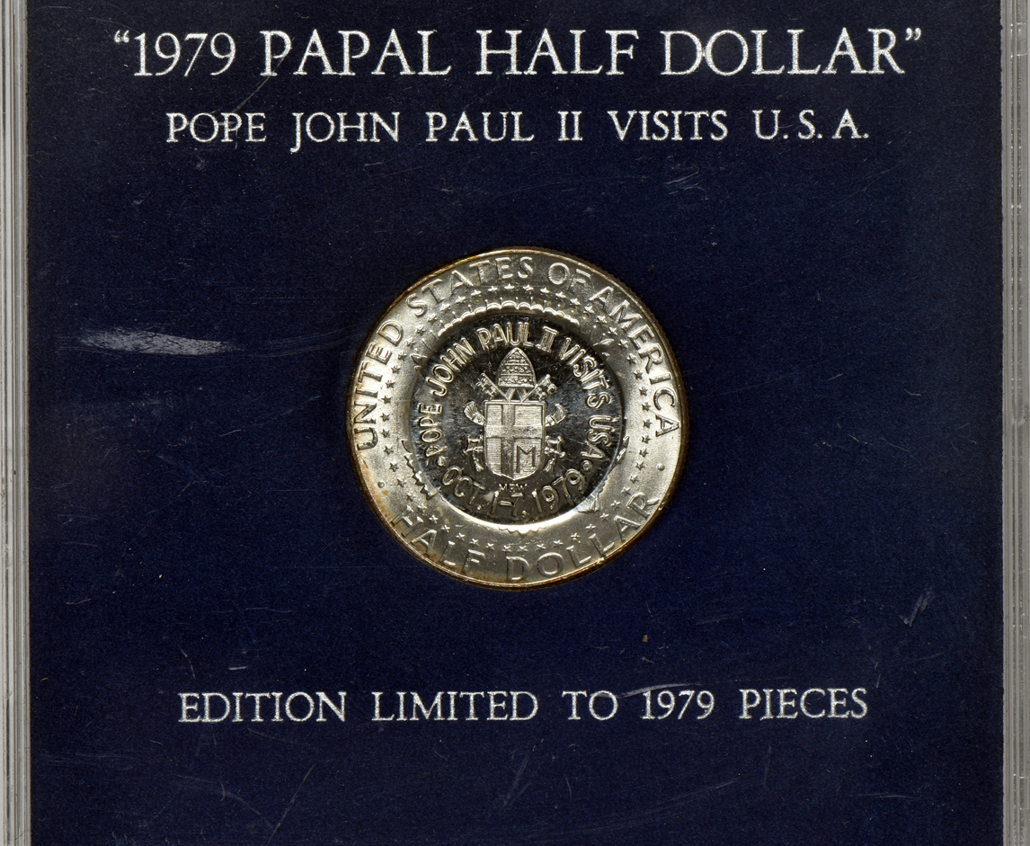 Multiple - Eight Papal related coins