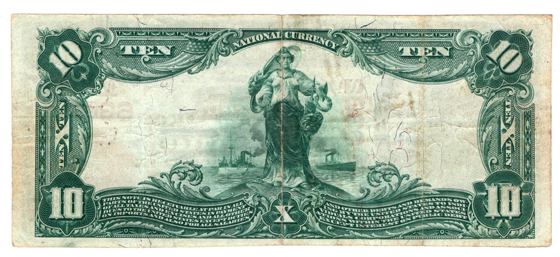 1902 $10 Red Seal - Neosho, MO Charter #6382 - VF/rust