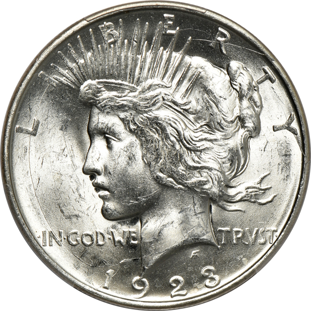 Four 1923-D PCGS MS-63