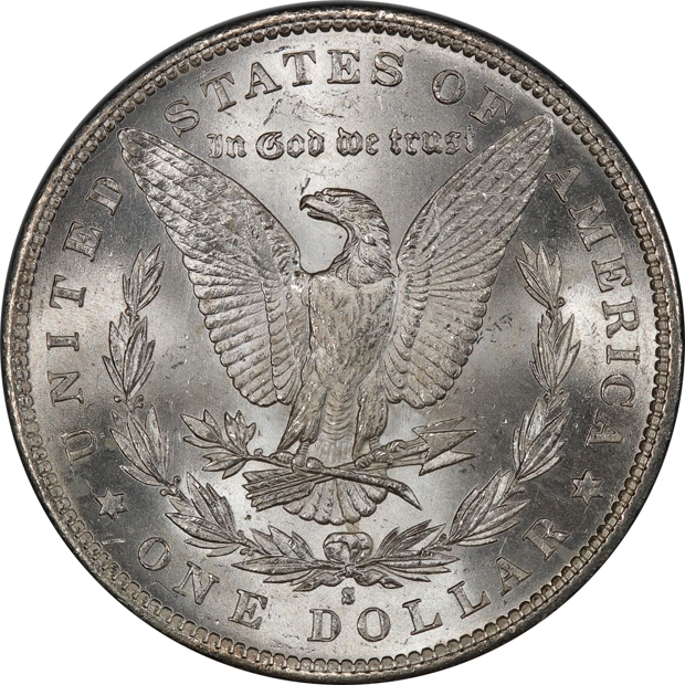 1890-S PCGS MS-66