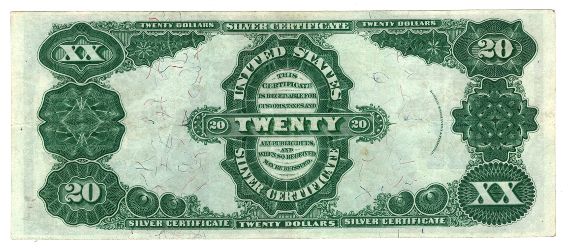 1891 $20 Fr# 321 - XF