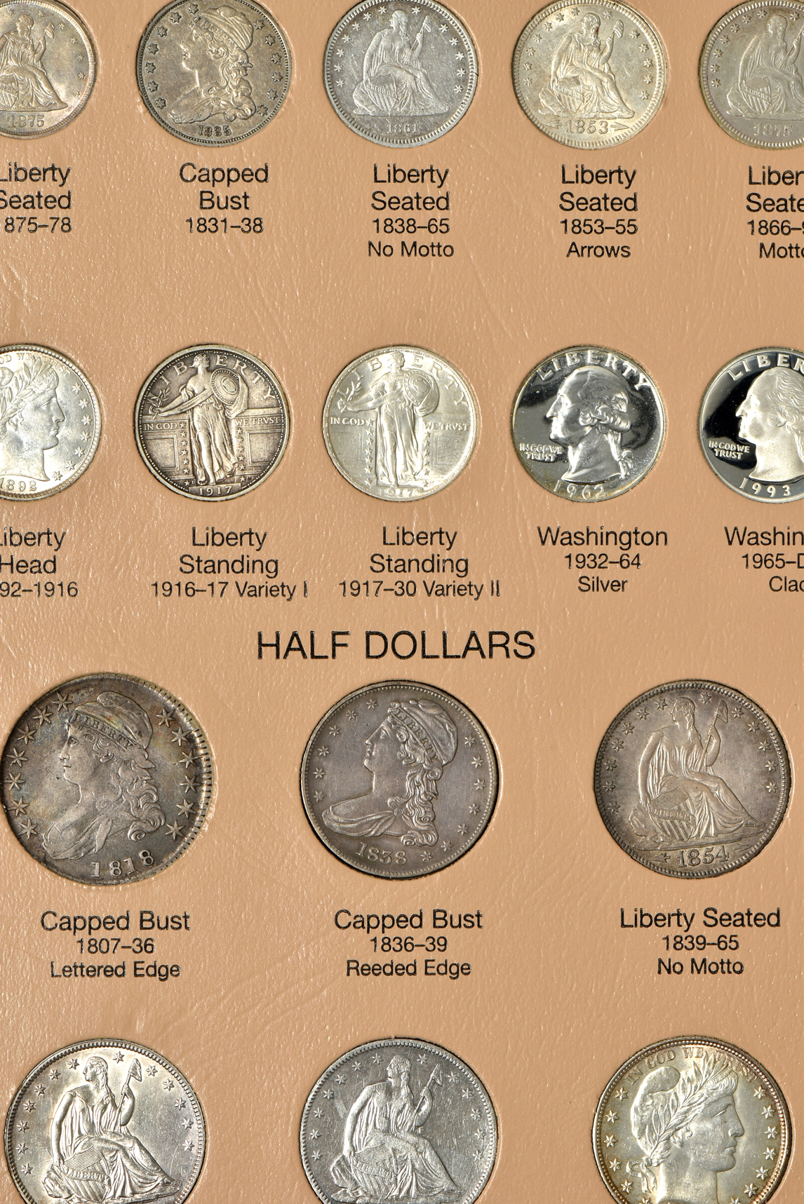 United States type set in a complete Dansco 7070 album