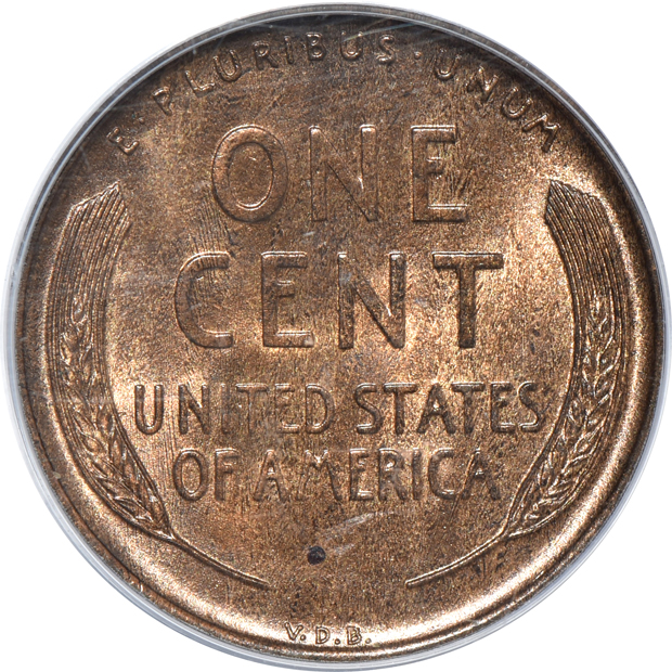 1909-S VDB Lincoln PCGS MS-64RB CAC