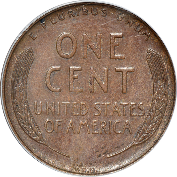 1909-S VDB Lincoln PCGS AU-58(BN) CAC