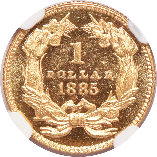 1885 NGC PR-64 Ultra Cameo CAC