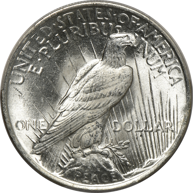 One 1922 and three 1923, all PCGS MS-65 CAC