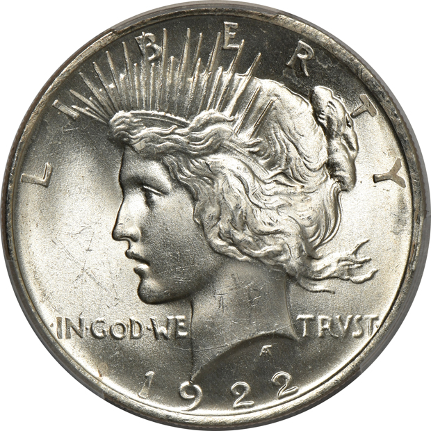 One 1922 and three 1923, all PCGS MS-65 CAC